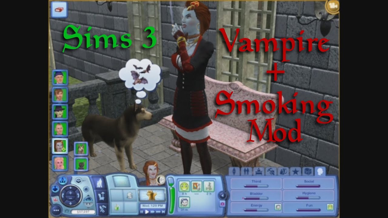 smoking cigarette sims 4 mod